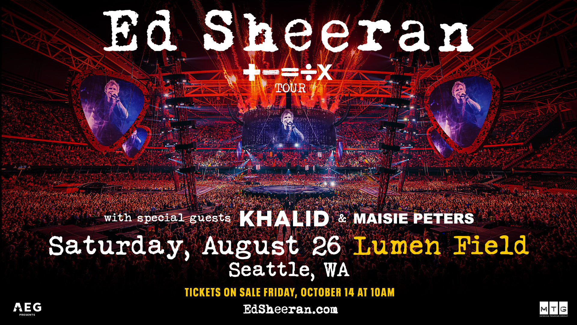 終於等到了！紅髮艾德（Ed Sheeran）的北美「+ = ÷ x 數學」巡迴演唱會將於 2023 年盛大展開 洛杉磯週報 亞洲版