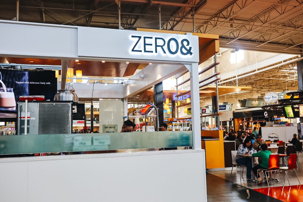 ZERO& 快速的在洛杉磯擴店，而最新的地點位於  Ontario Mills Mall