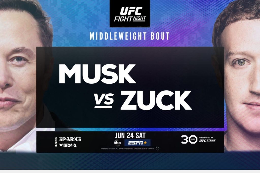 兩大超級富豪的終極格鬥？馬克札克伯格 PK 伊隆馬斯克，兩人相約賭城對打一場 UFC 賽事？！
