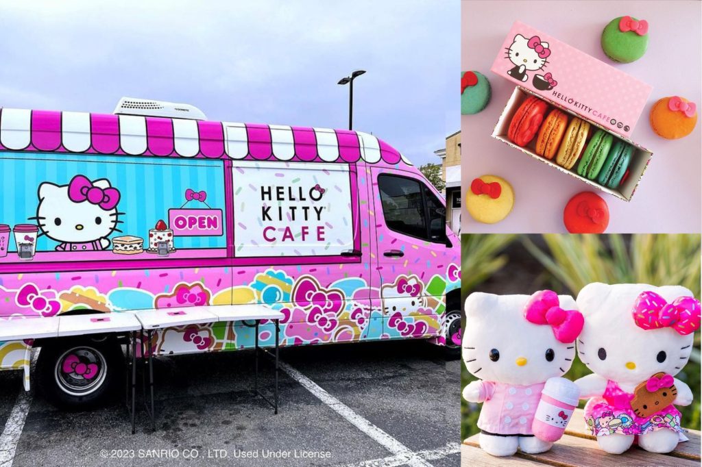 尖叫！！「Hello Kitty Cafe 餐車」 終於開到加州啦！只有這 3 天快閃 Kitty 凱蒂貓迷千萬不要錯過！