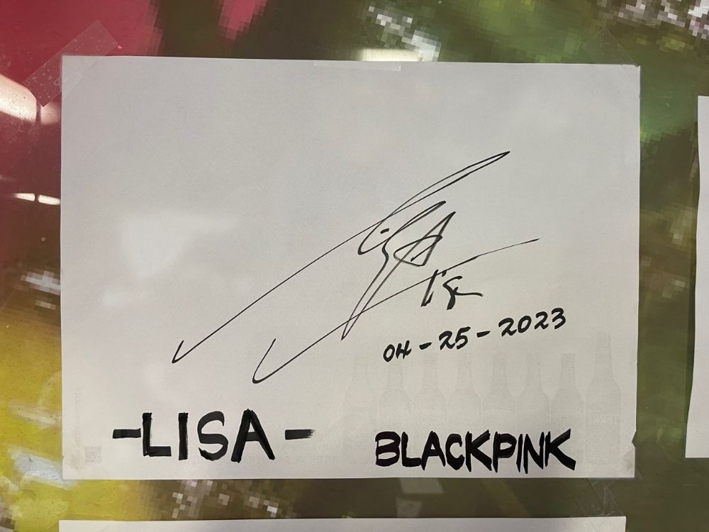 Blackpink Lisa Signed