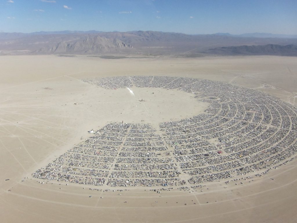 Burning Man held at the Playa