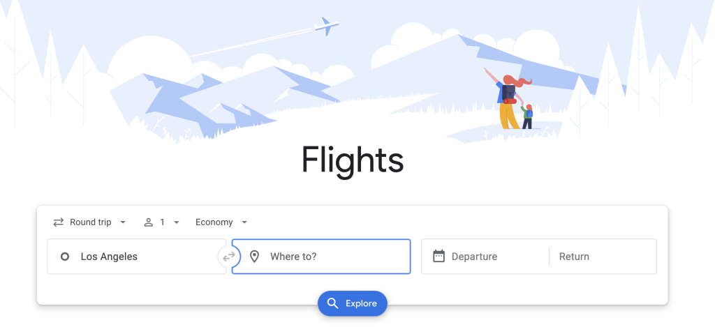 Google Flights 訂機票