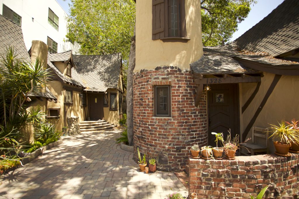 Charlie Chaplin’s courtyard cottages