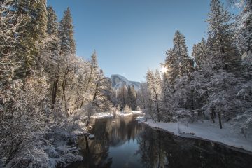 winter view of Yosemite