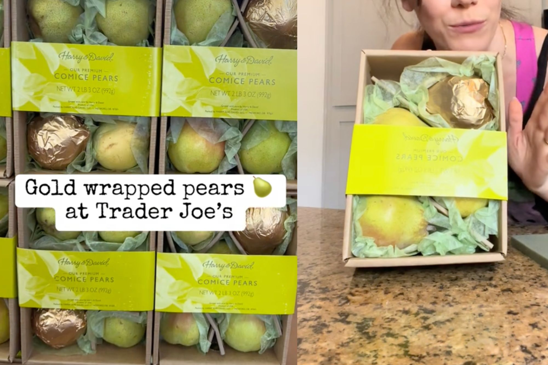 Harry & David Comice Pears Spotted - East Coast : r/traderjoes