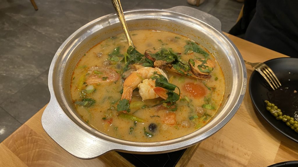 Creamy Tom Yum Shrimp (Photo Credit: Kat Tu)