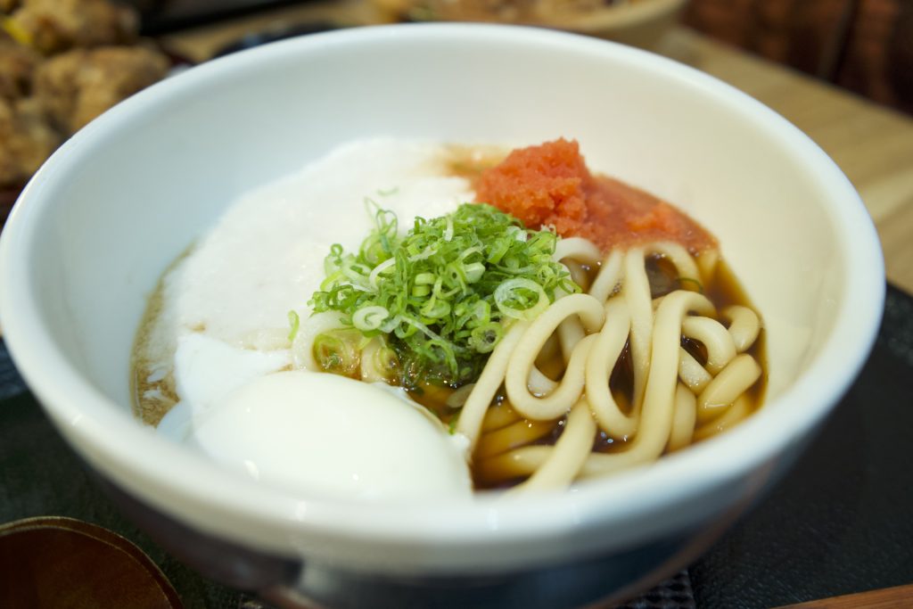 Meiji Seimen Egg Tororo & Mentai Udon
