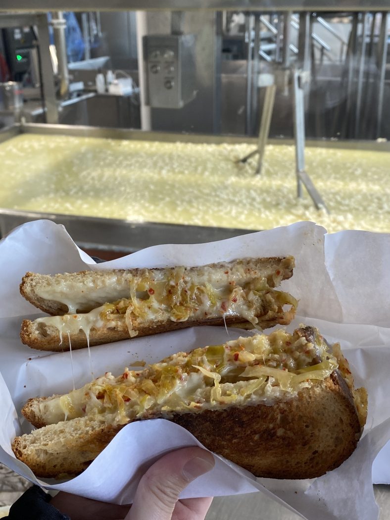 Beecher's Handmade Cheese Kimchi Grilled Cheese