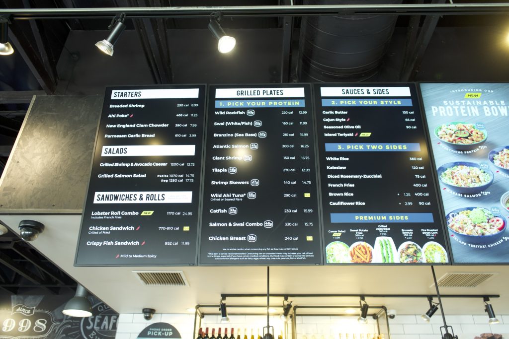 California Fish Grill Menu