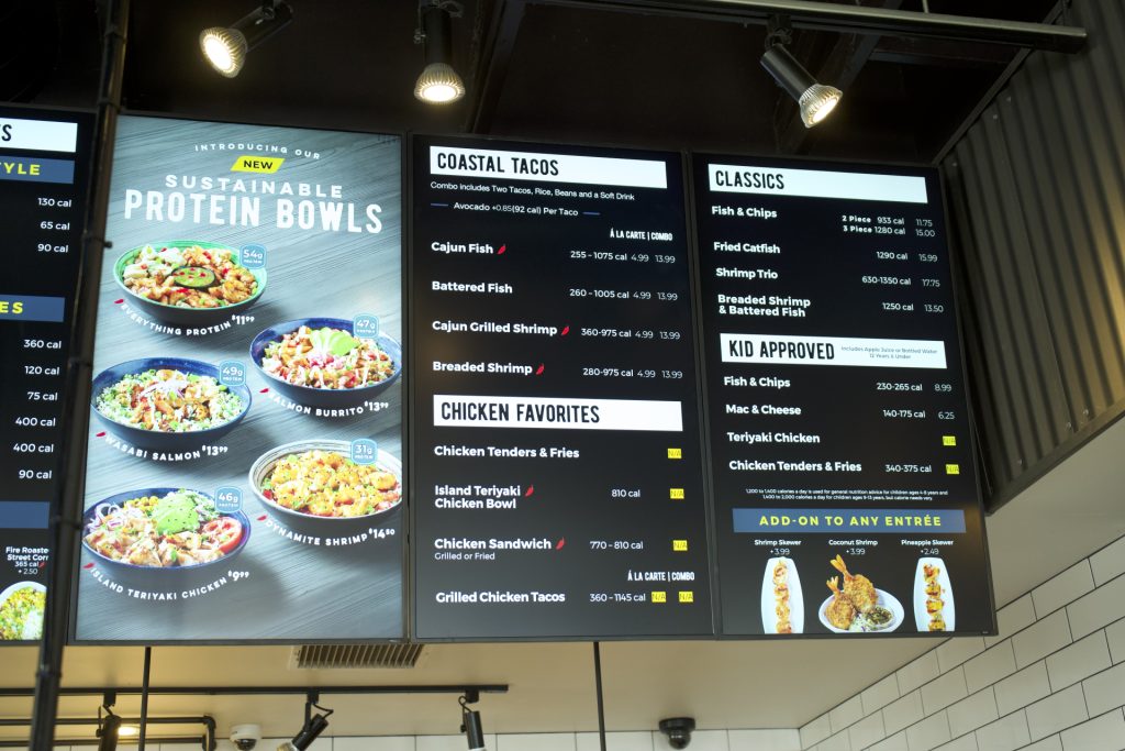 California Fish Grill Menu