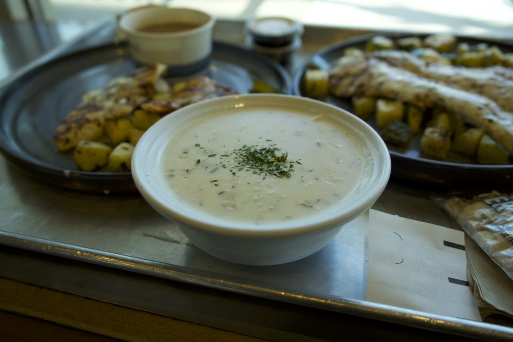 California Fish Grill New England Clam Chowder
